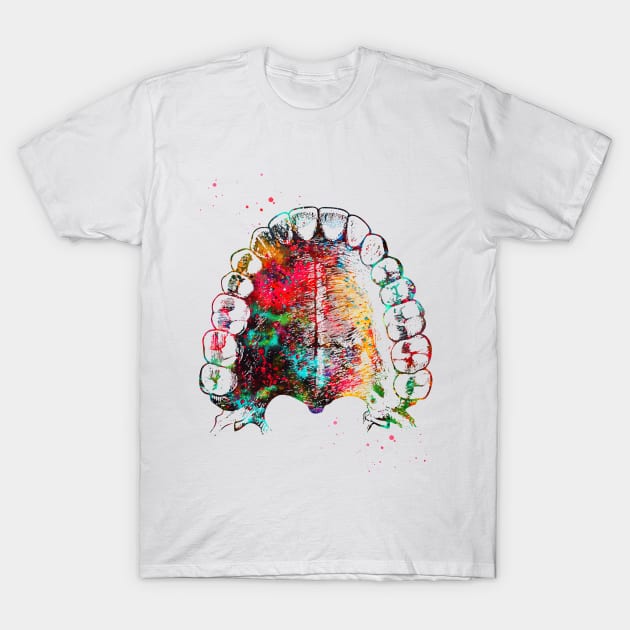 Human Teeth T-Shirt by erzebeth